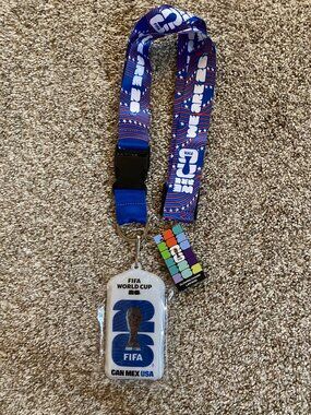 Official FIFA World Cup 2026 Host Nation Edition Neck Strap for ID Badge